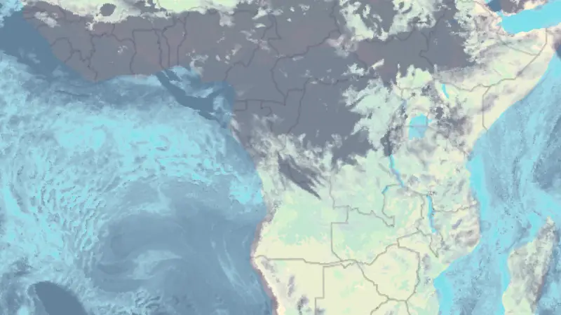 Clouds weather map