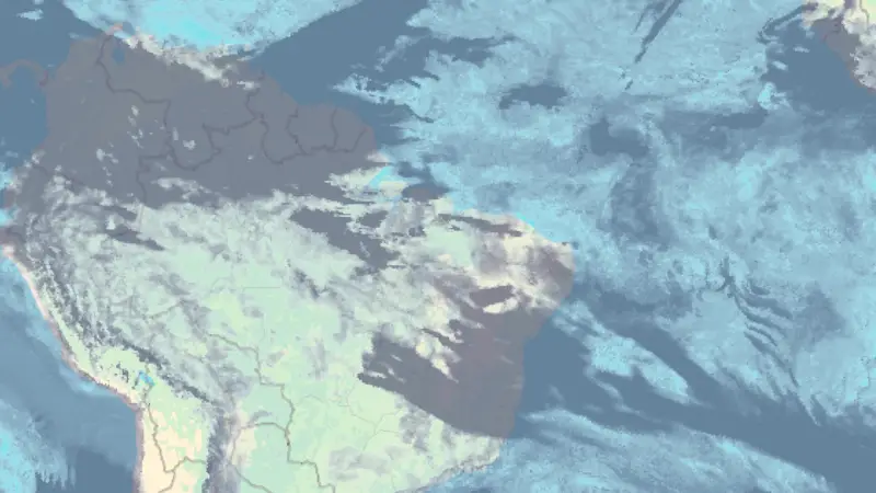 Clouds weather map