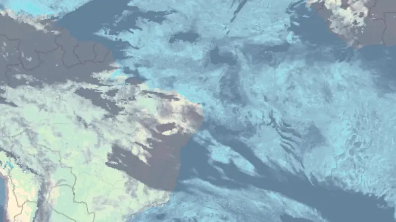 Clouds weather map