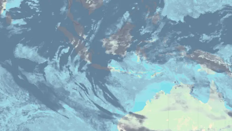 Nébulosité weather map