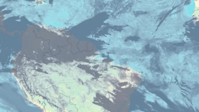 Clouds weather map