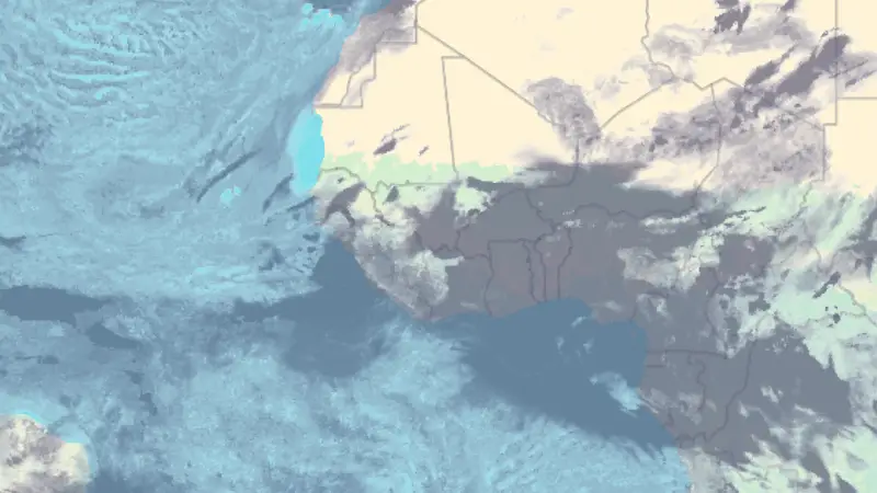 Clouds weather map