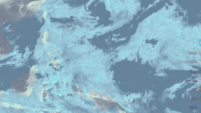 Oblačnosť weather map