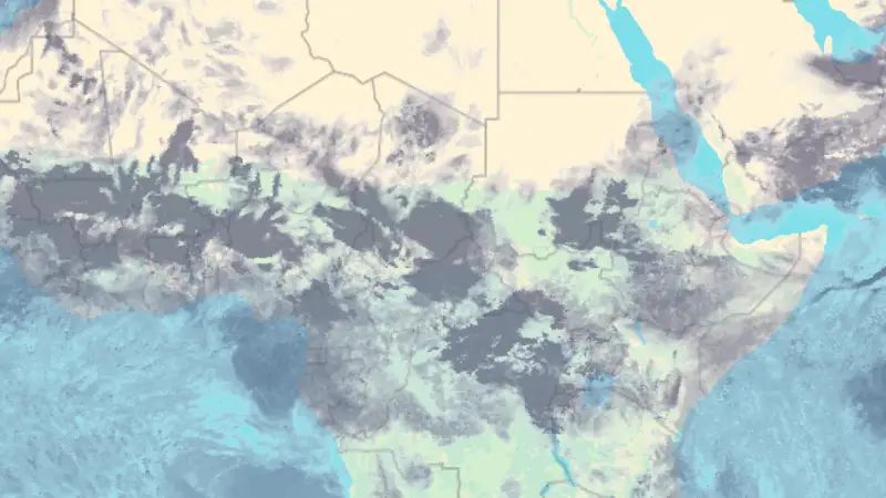 Nebulozitate weather map