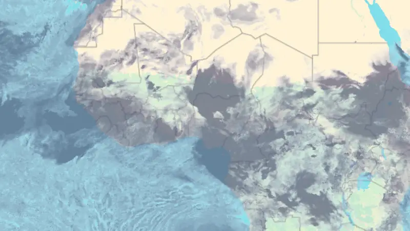 ابر weather map