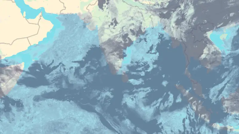 Oblačnost weather map