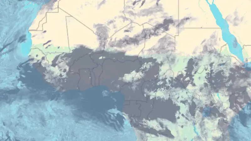 Zachmurzenie weather map