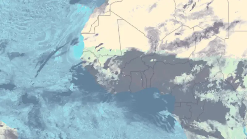 Oblačnost weather map
