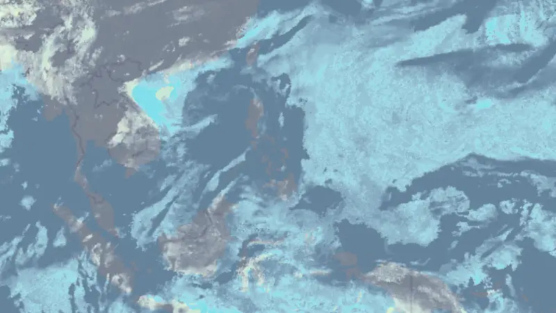 बादल weather map