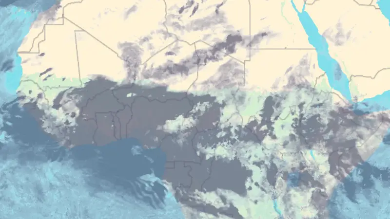 Oblačnost weather map