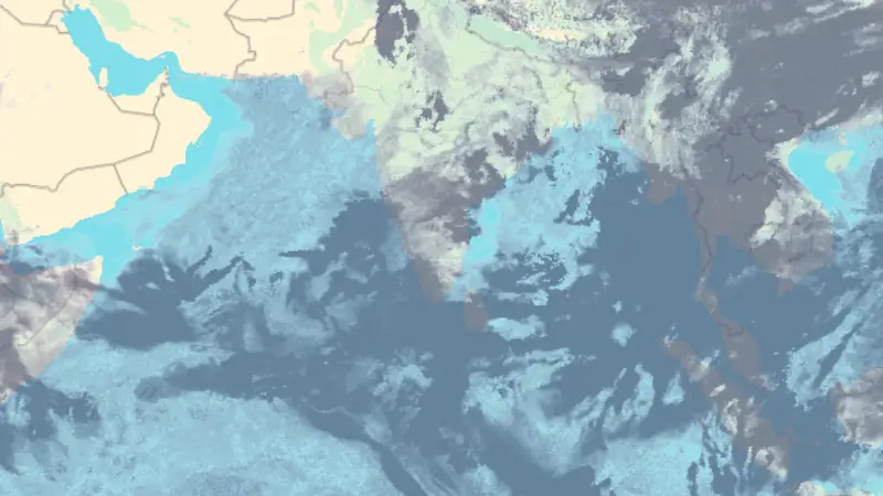 Oblačnost weather map