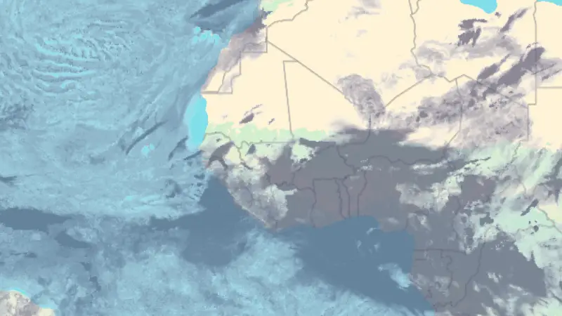 Clouds weather map