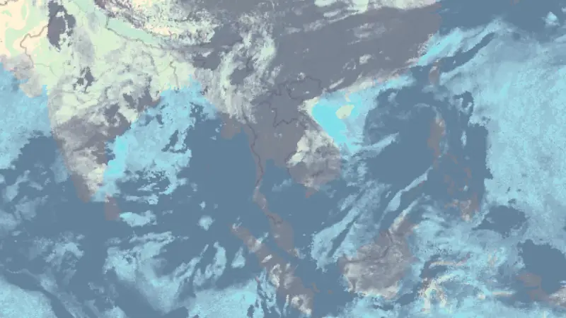Clouds weather map