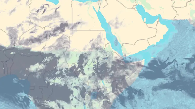Clouds weather map