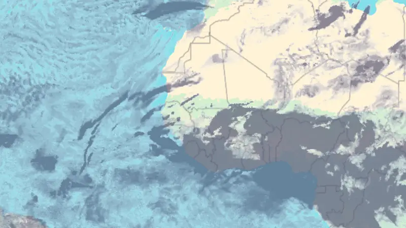Clouds weather map