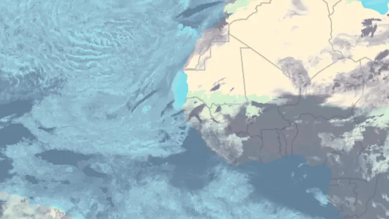 Clouds weather map