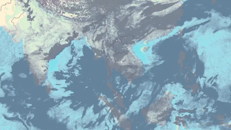Clouds weather map