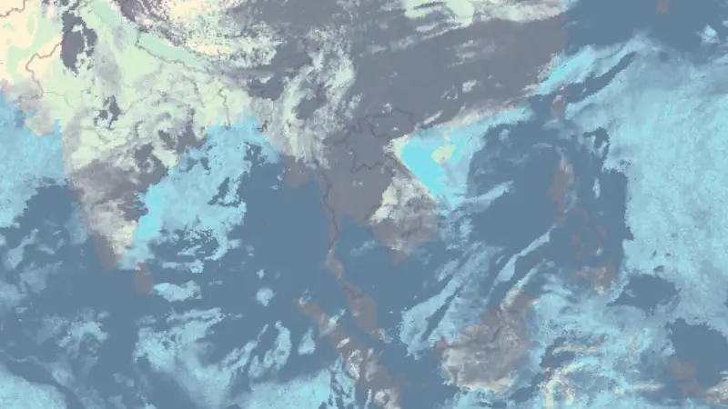 Clouds weather map