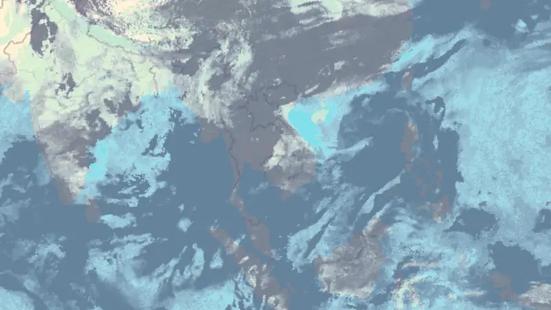 Clouds weather map