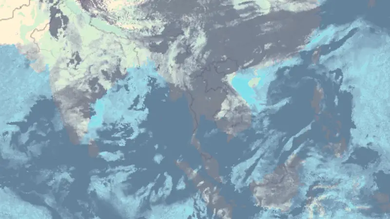 Clouds weather map