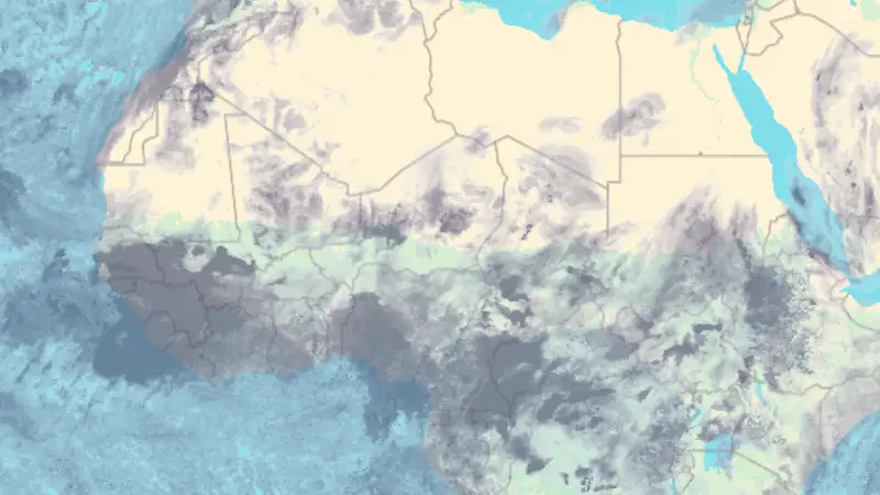 Oblačnost weather map
