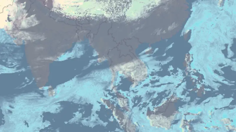 Mākoņainība weather map