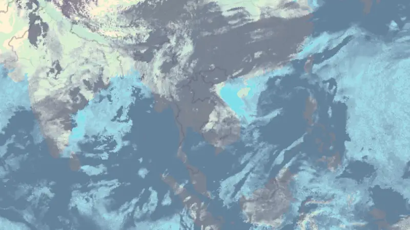 Clouds weather map