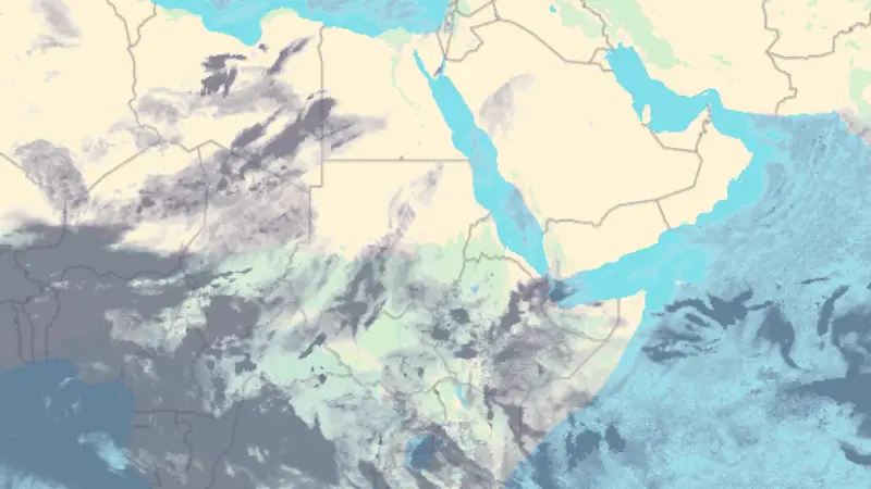 Clouds weather map