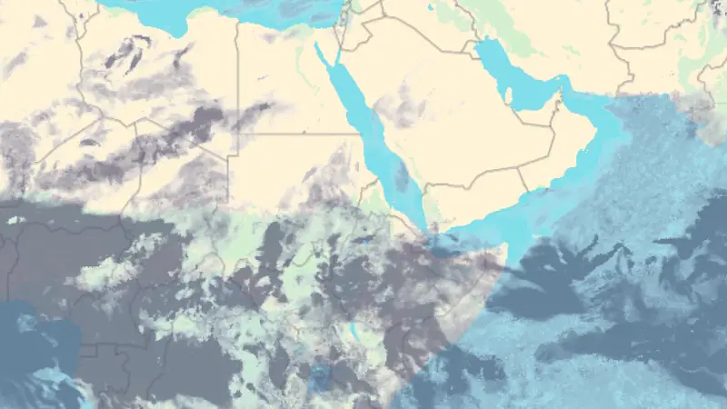 Clouds weather map