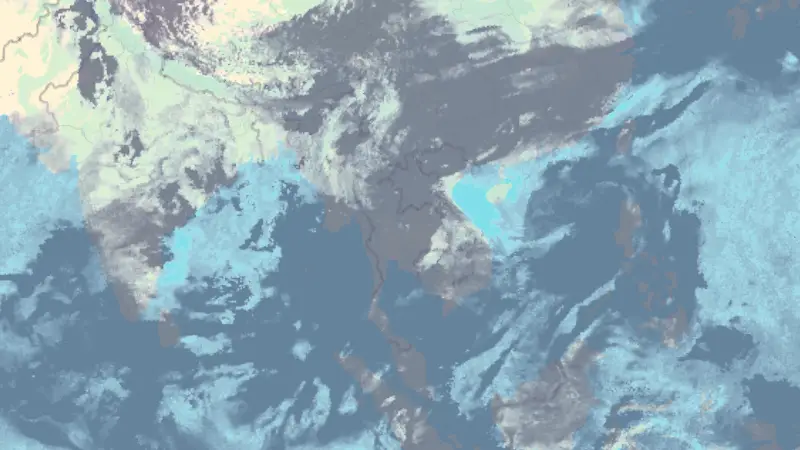 Clouds weather map