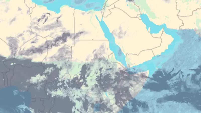 Nebulozitate weather map