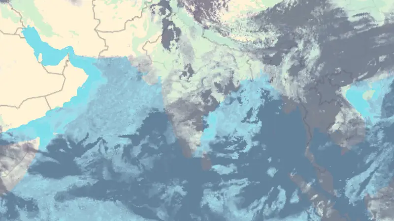 Clouds weather map