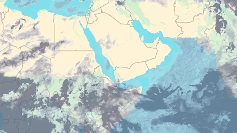 Clouds weather map