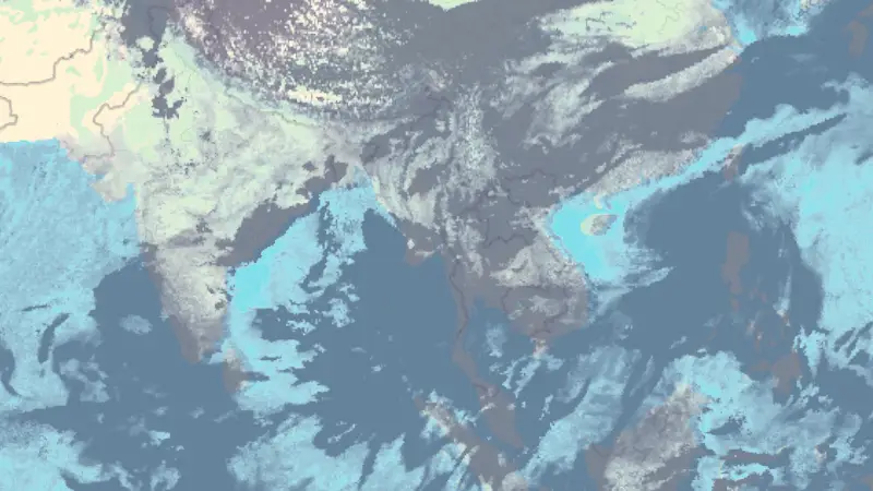 Vranësira weather map