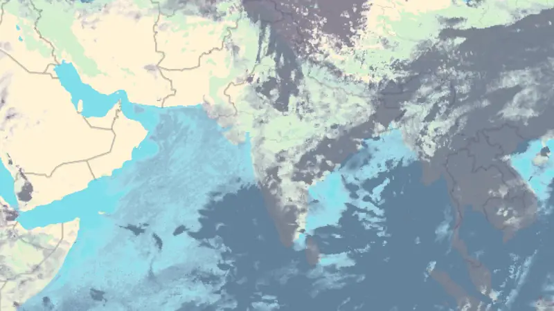 Clouds weather map