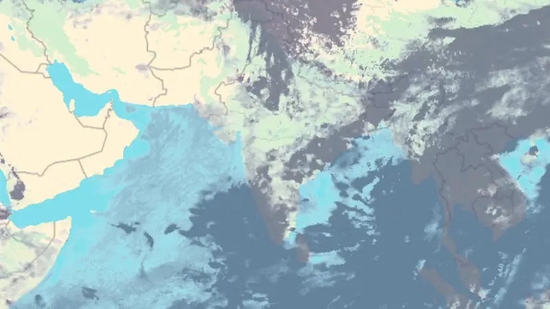Clouds weather map