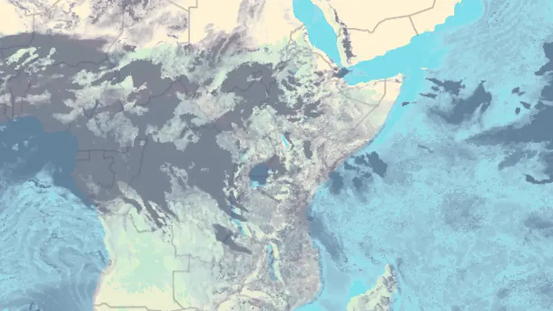 Clouds weather map