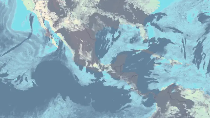 Bewolking weather map