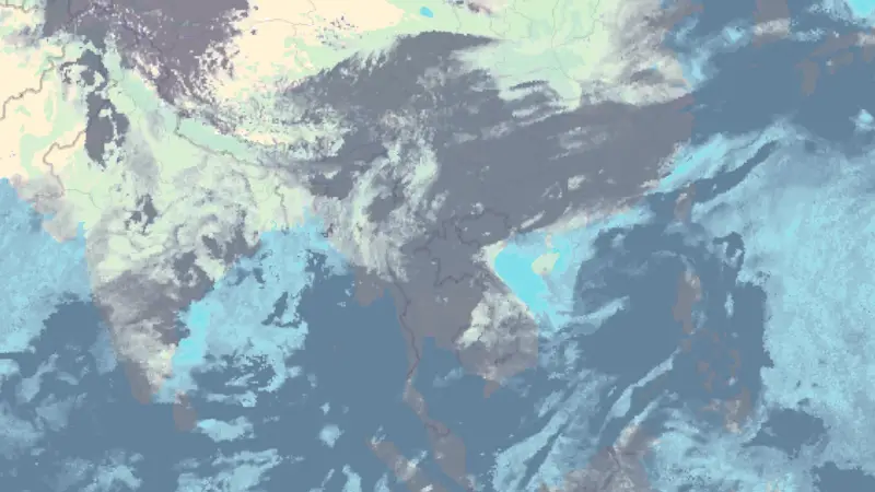Clouds weather map