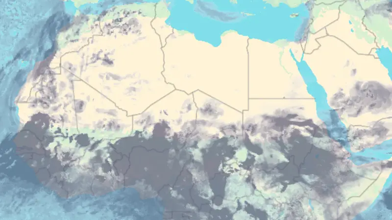 ابر weather map