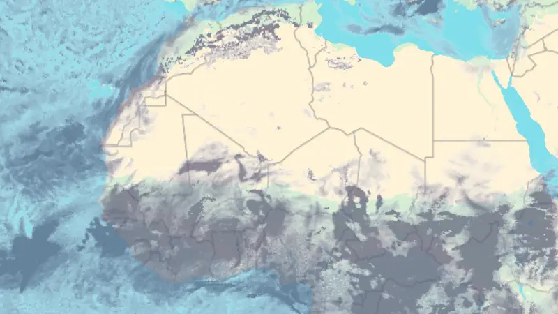 ابر weather map
