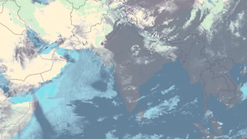 Clouds weather map