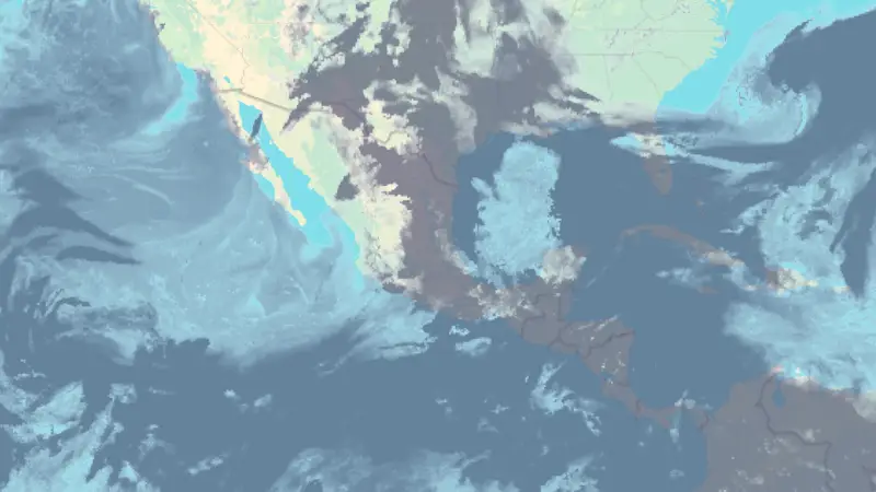 Clouds weather map