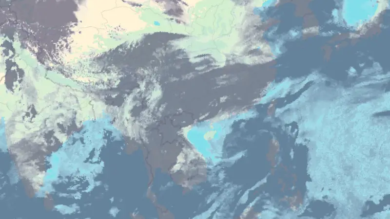 Clouds weather map