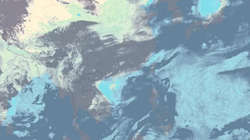 Clouds weather map