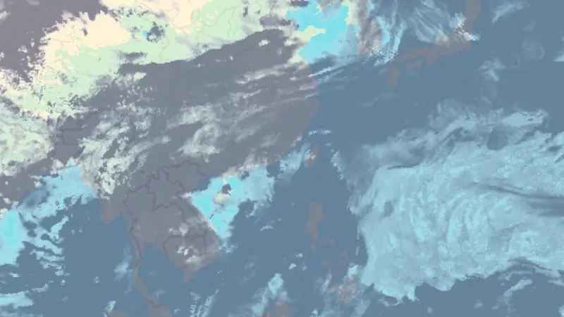 Nébulosité weather map