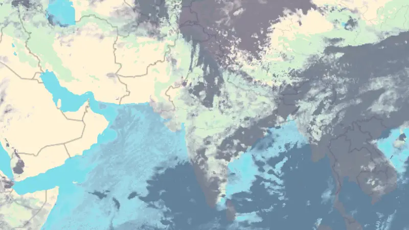 Clouds weather map