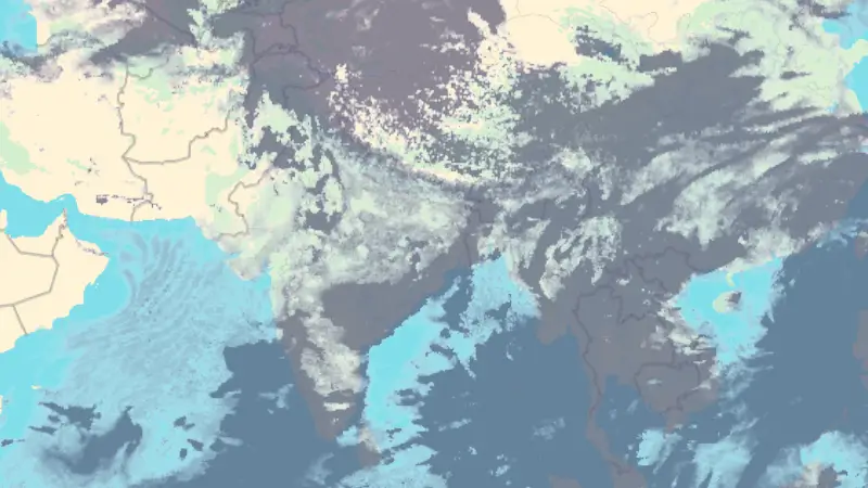 Zachmurzenie weather map
