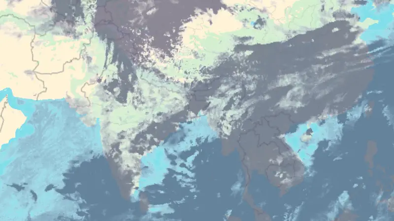 Clouds weather map