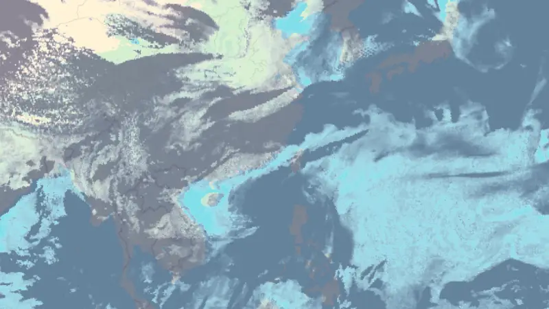 Clouds weather map
